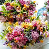 'Mother's Day' Seasonal Flower Rectangle Centerpiece