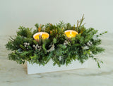 Christmas Candle Centerpiece