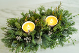 Christmas Candle Centerpiece